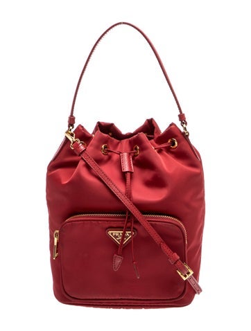 Tessuto Nylon Bucket Bag