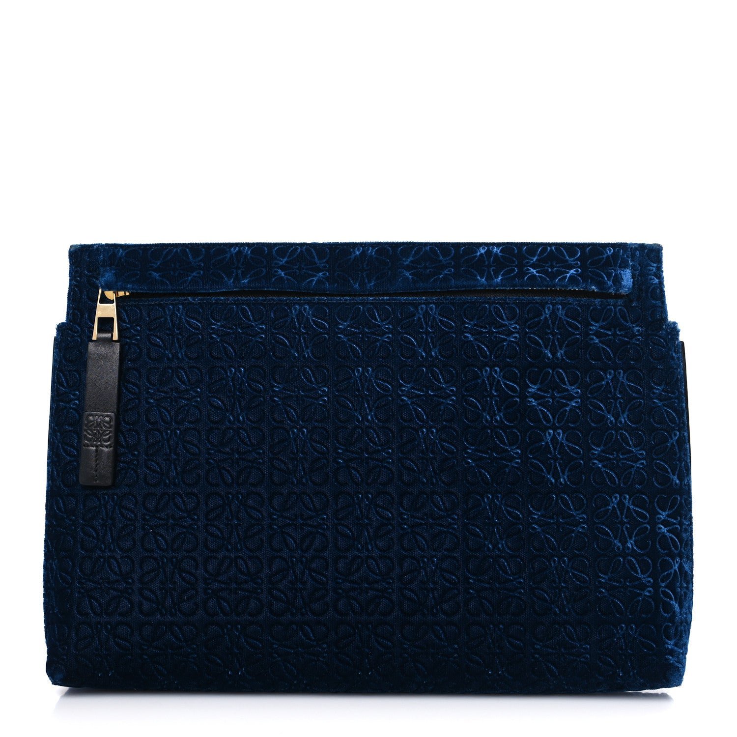 Loewe Velvet Repeat T Pouch Blue