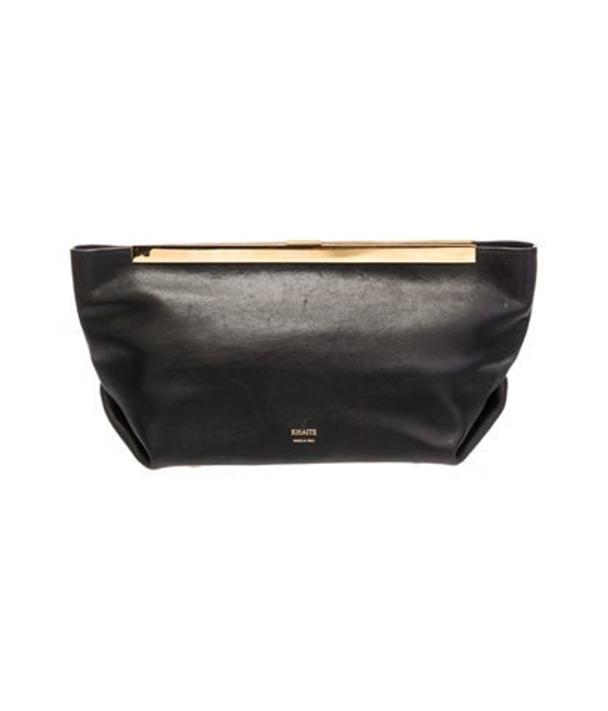 Khaite Leather Clutch