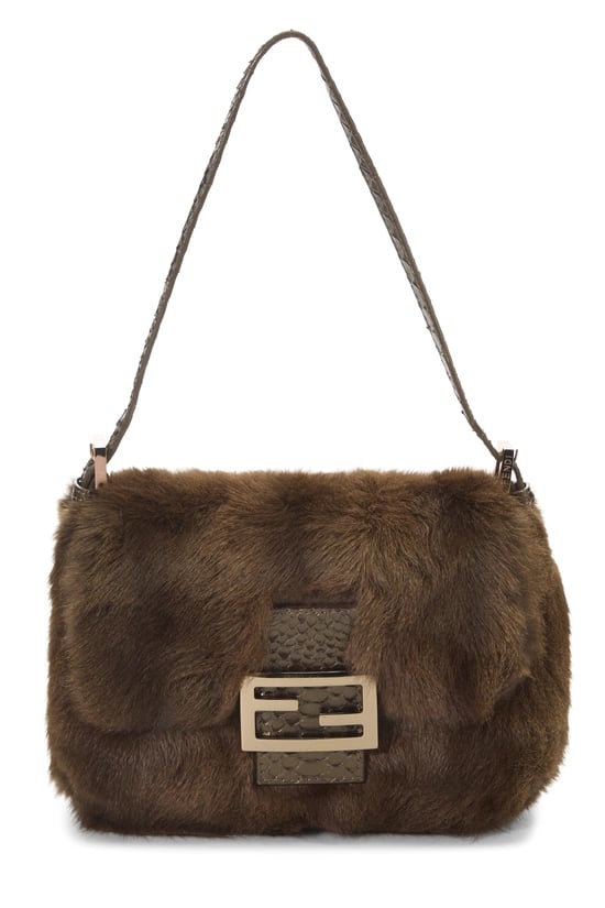 Brown Mink Fur Mama Mini