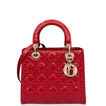 Patent Leather Lady Dior Medium