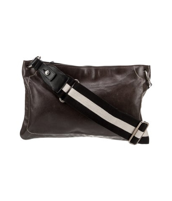 Bally Leather Messenger Bag