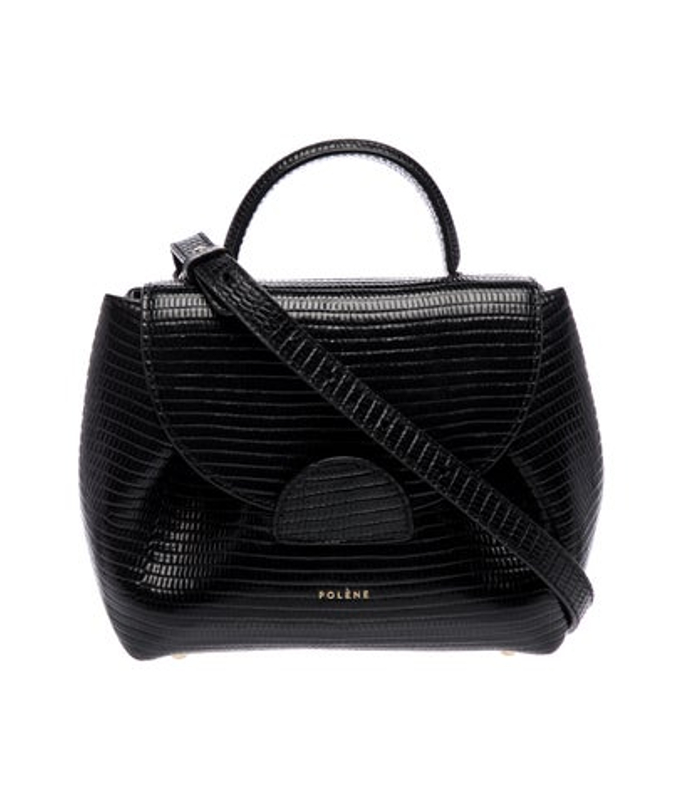Polene Leather Top Handle Bag