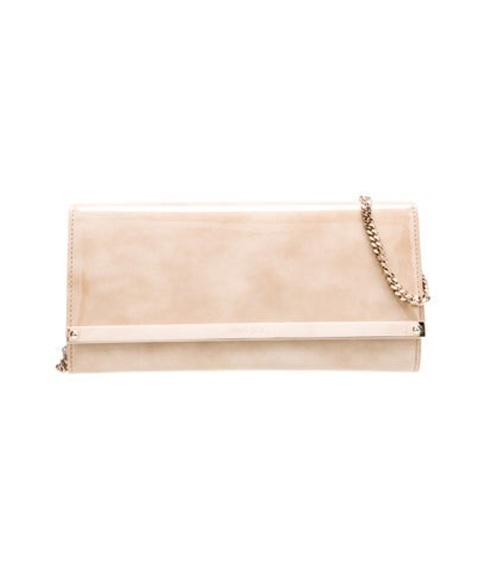 Jimmy Choo Choo Patent Leather Clutch
