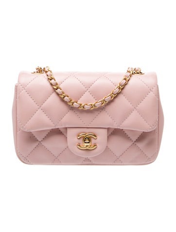 Rectangular Mini Heart Single Flap Bag