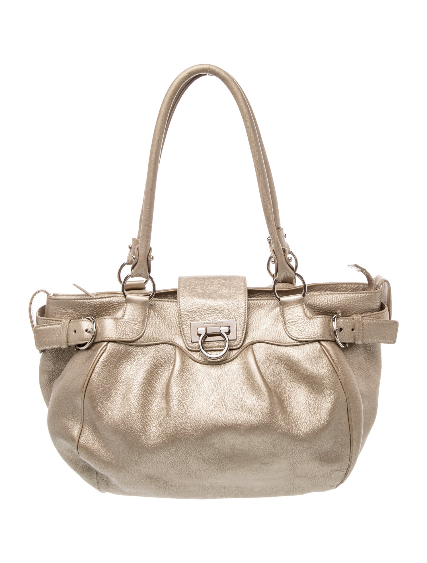 Ferragamo Leather Shoulder Bag
