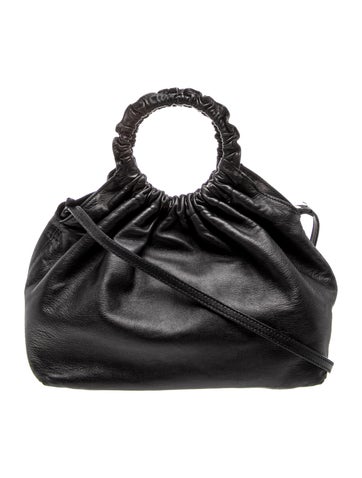 Leather Double Circle Medium