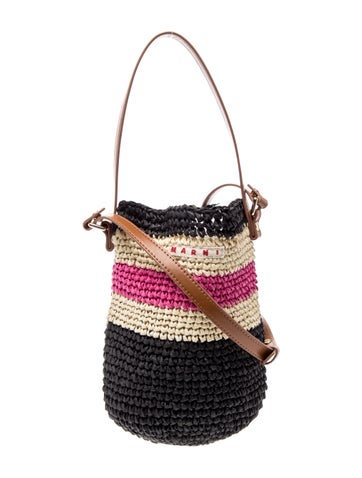 Marni Raffia Bucket Bag
