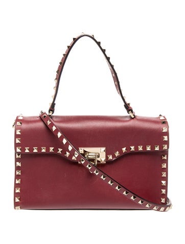 Rockstud Top Handle Bag
