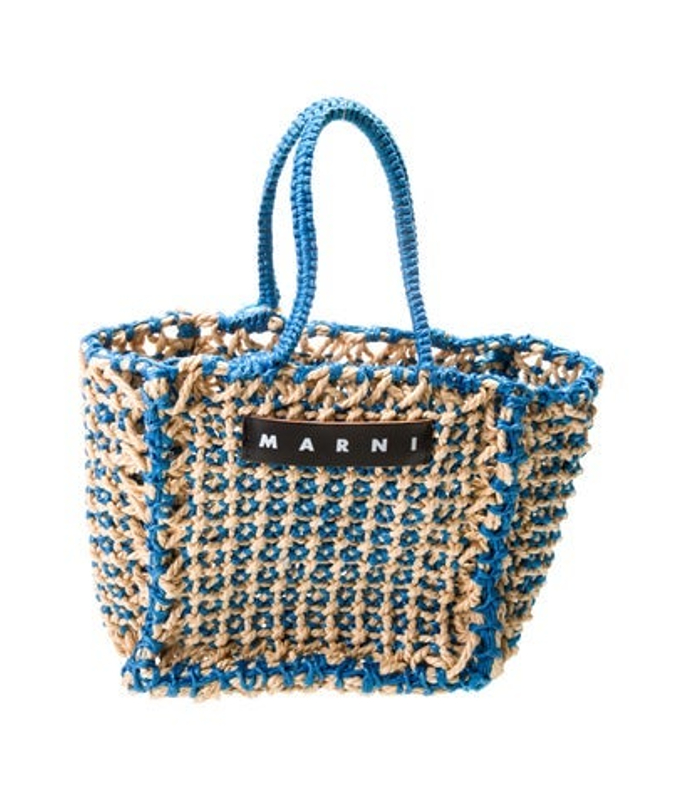 Marni Raffia Top Handle Bag