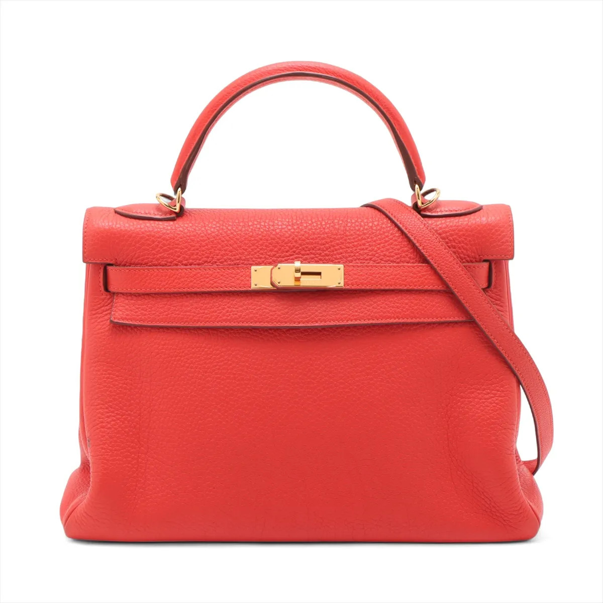 Hermès Kelly 32 Le Tournay Togo Rose jaipur Gold Metal Fittings