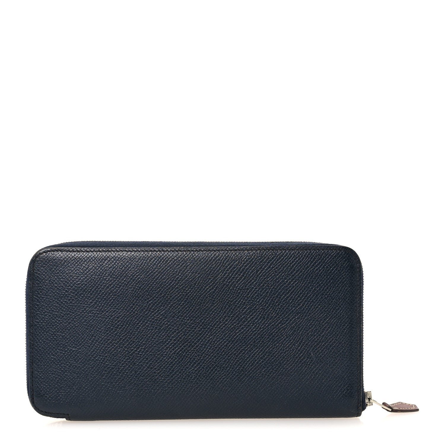 Hermes Epsom Silk'In Wallet Bleu Indigo Rouge De Coeur