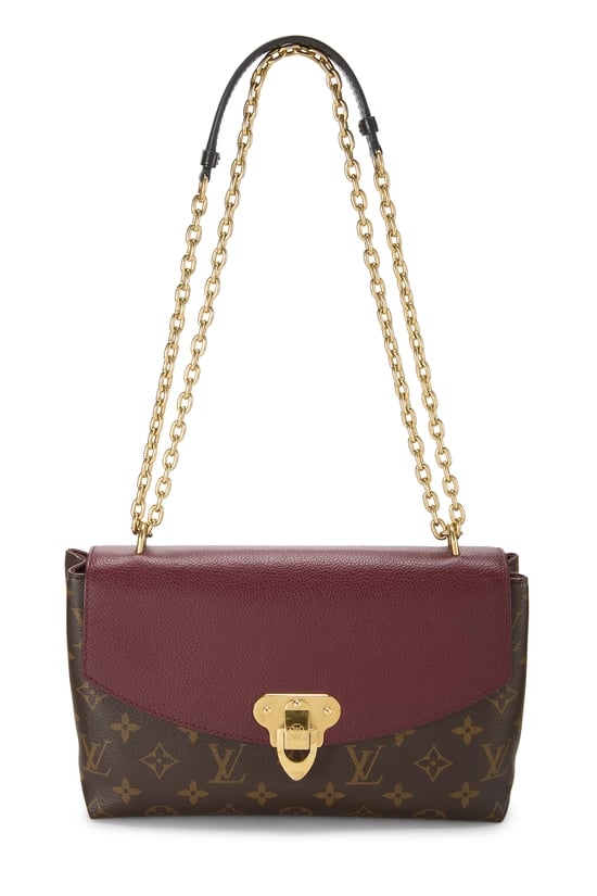 Burgundy Monogram Canvas Saint Placide