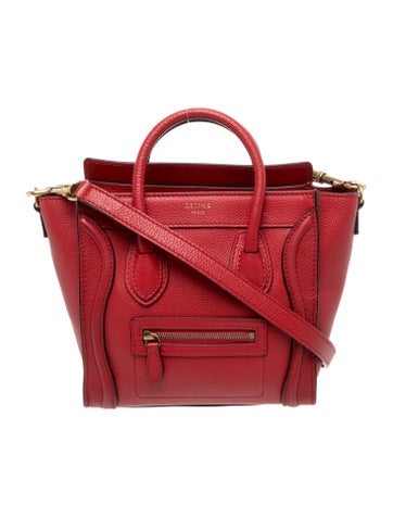 Celine Leather Luggage Nano