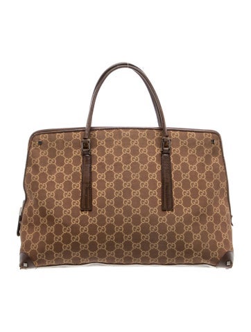 GG Canvas Top Handle Bag