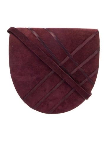 Suede Messenger Bag