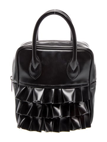 Comme des Garcons Girl Leather Top Handle Bag