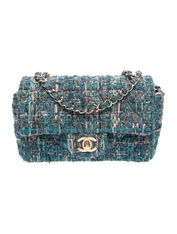 Classic Tweed Rectangular Mini Flap Bag