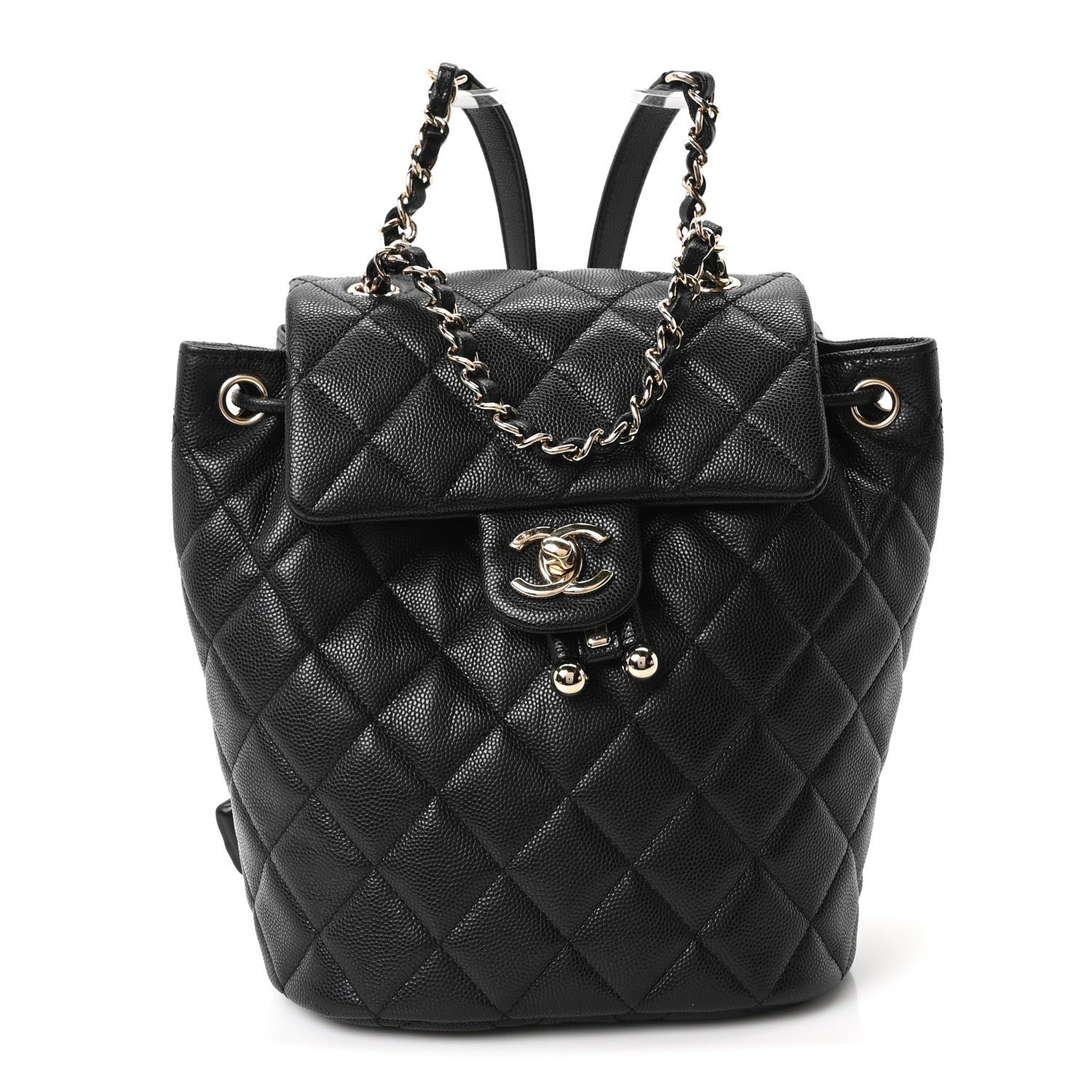 Chanel Caviar Quilted Mini Urban Spirit Backpack Black