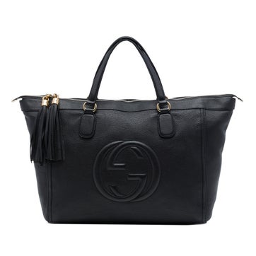 Large Calfskin Soho Working Tote