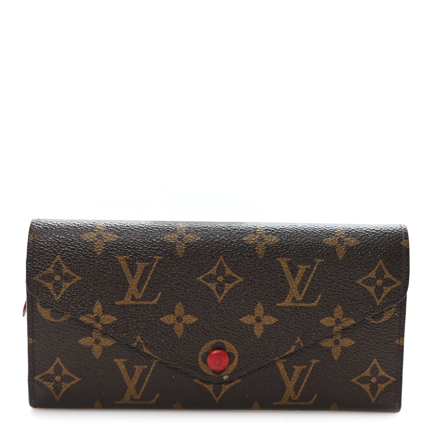 Louis Vuitton Monogram Josephine Wallet Red