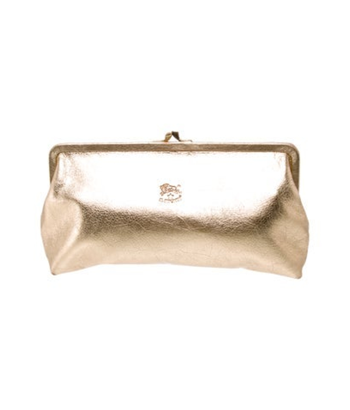 Il Bisonte Bisonte Leather Clutch