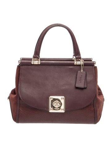 Leather Top Handle Bag Vintage