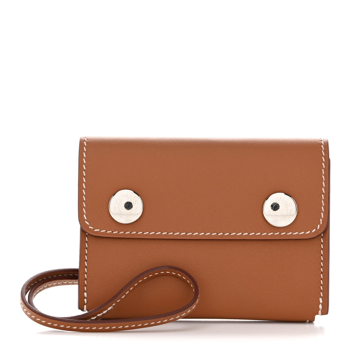 Hermes Hermes Swift Hermesnap Card Holder Gold