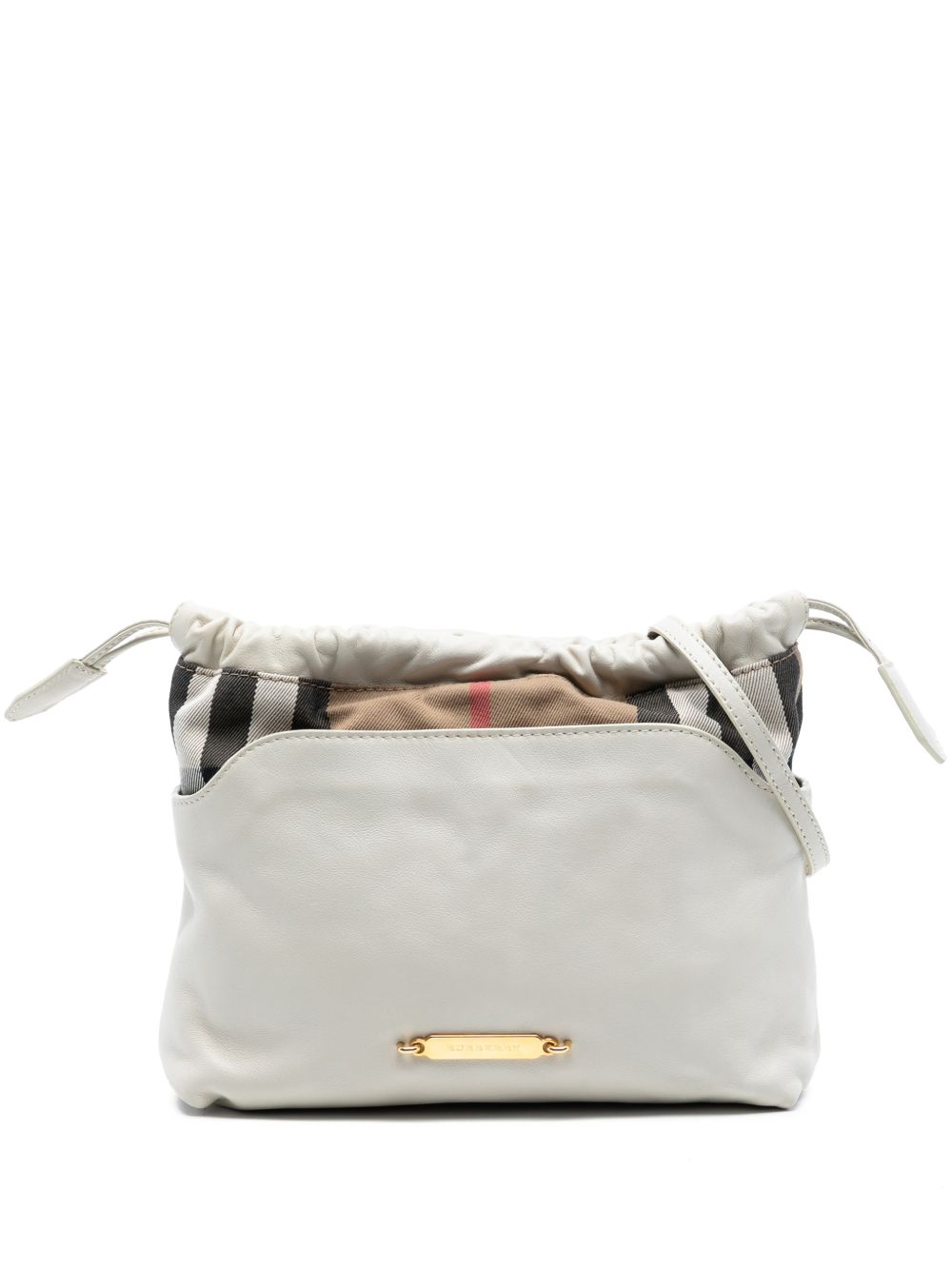 2000-2017 House Check Canvas and Calfskin Little Crush crossbody bag