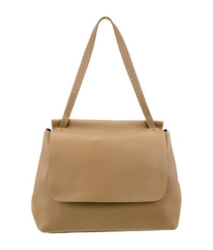 The Row Row Leather Shoulder Bag