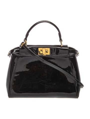 Patent Leather Peekaboo Mini