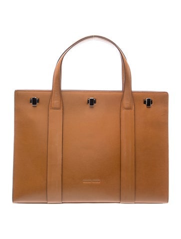 Leather Top Handle Bag