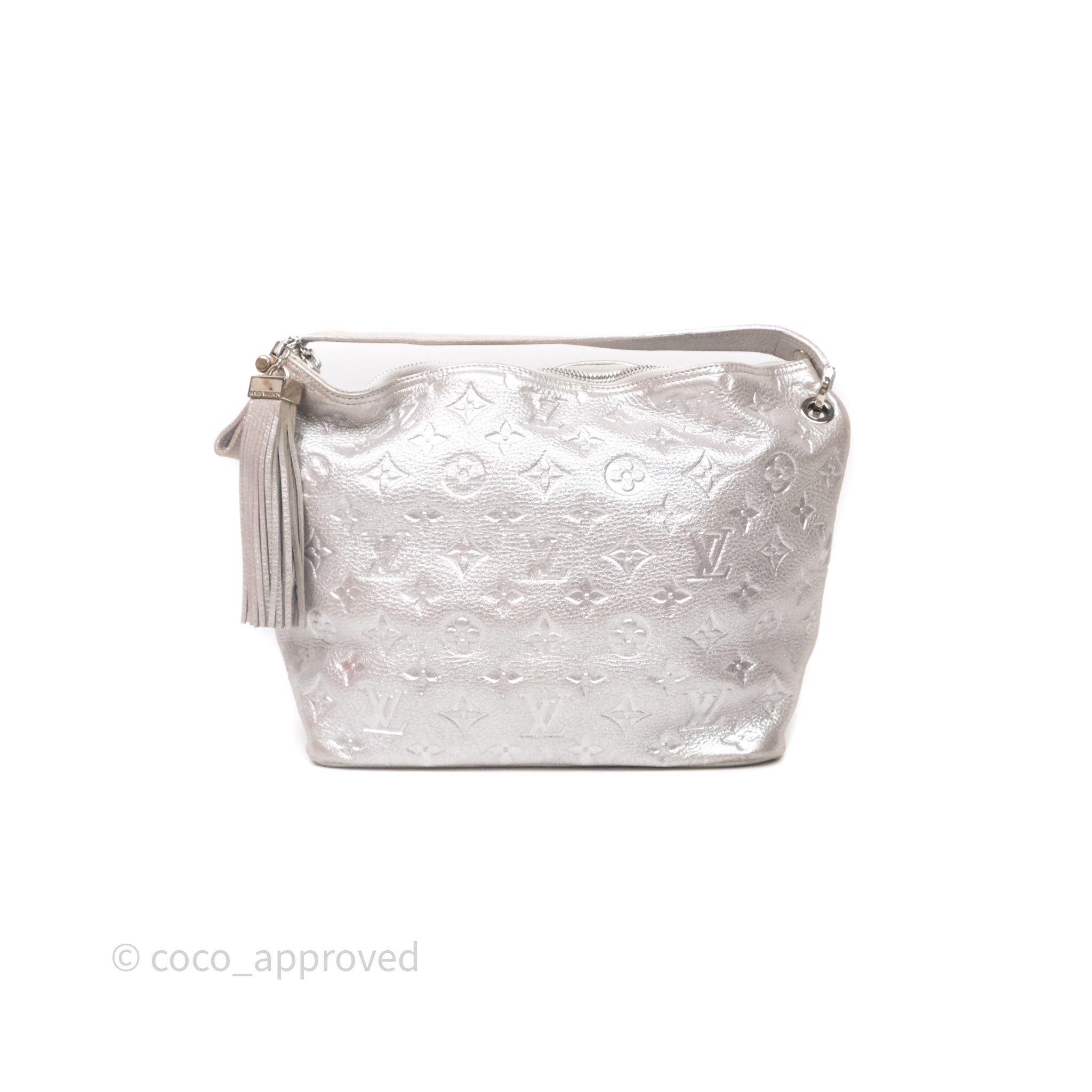 Louis Vuitton Monogram Shimmer Halo Bag Silver