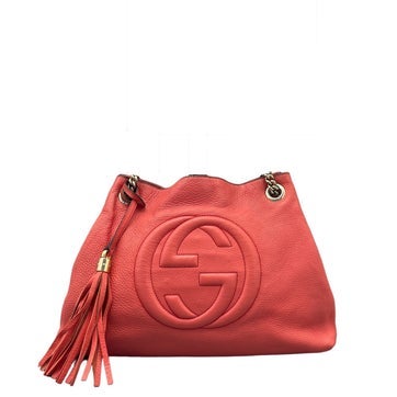 Calfskin Soho Shoulder Bag Medium
