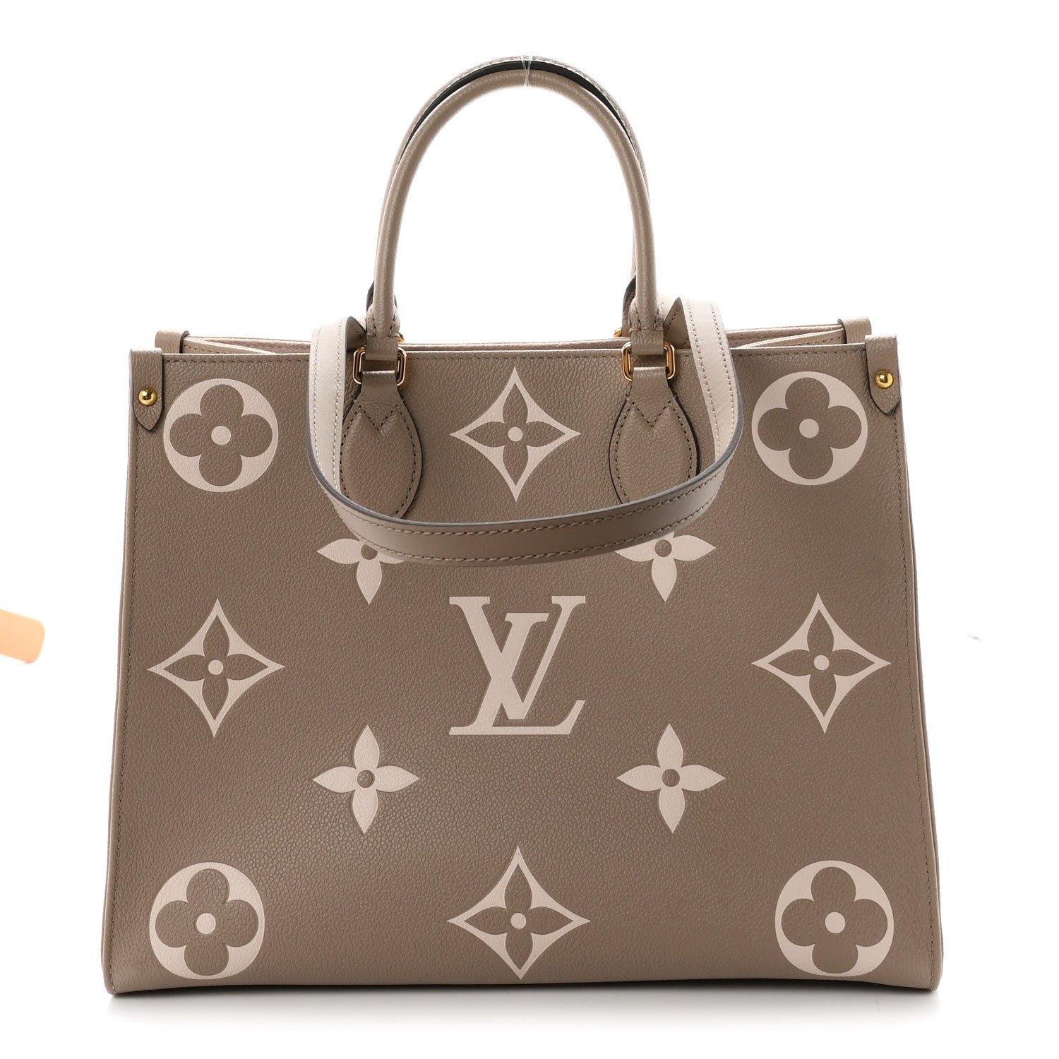 Louis Vuitton Empreinte Monogram Giant Onthego MM Tourterelle Creme
