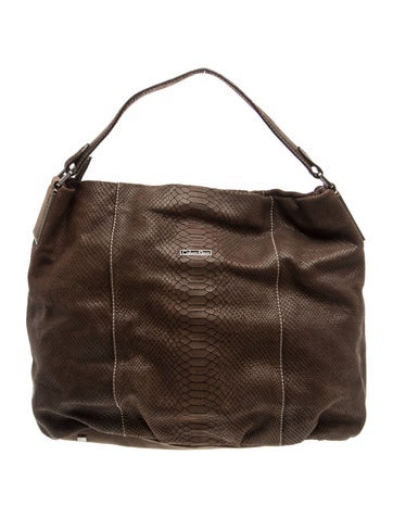 Leather Top Handle Bag