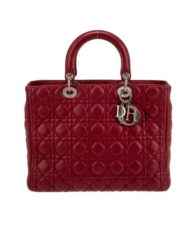 Dior Dior Cannage Top Handle Bag