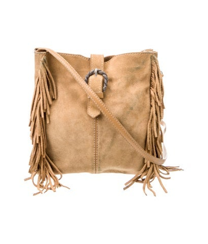 Maje Suede Crossbody Bag