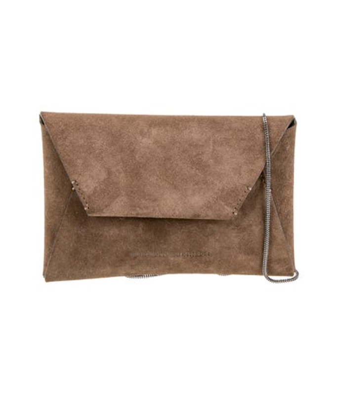 Brunello Cucinelli Cucinelli Suede Clutch