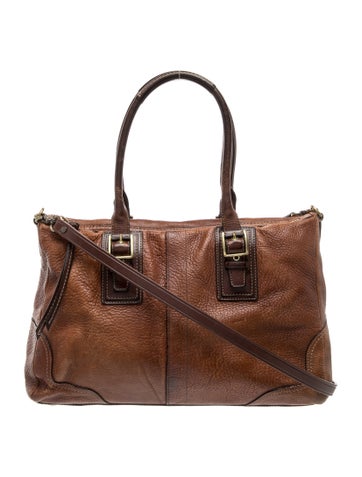 Leather Top Handle Bag