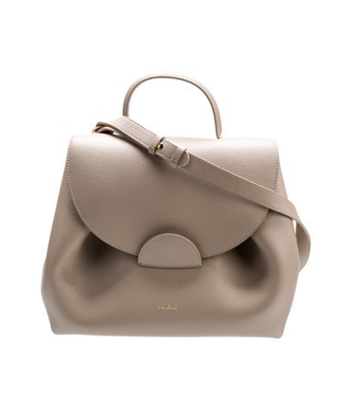 Polene Leather Shoulder Bag