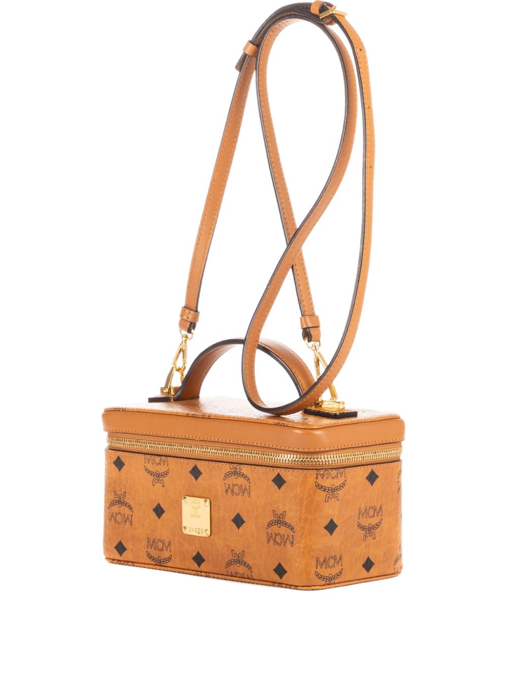 logo-print top-handle bag