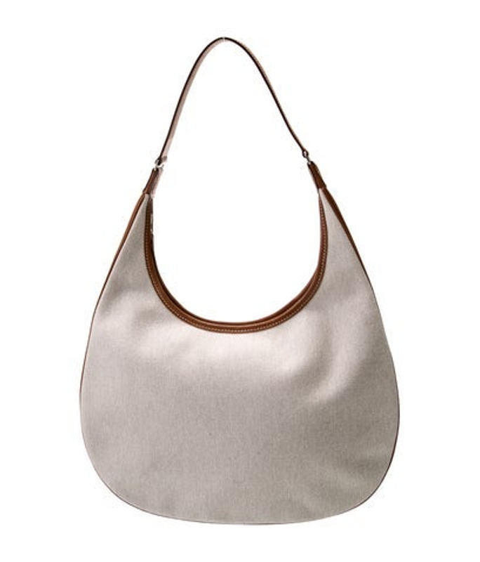 Hermes 2008 Vintage Toile H Barenia Gao Hobo