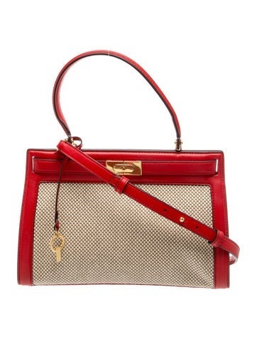 Tory Burch Canvas Top Handle Bag w/ Tags