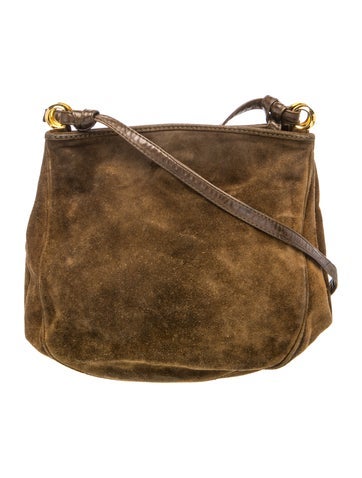Suede Crossbody Bag Vintage