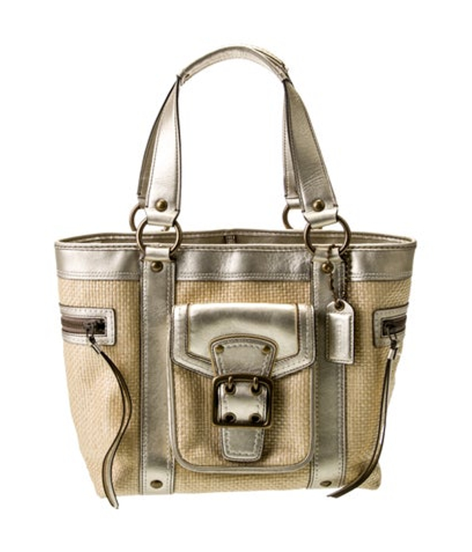 Coach Raffia Tote