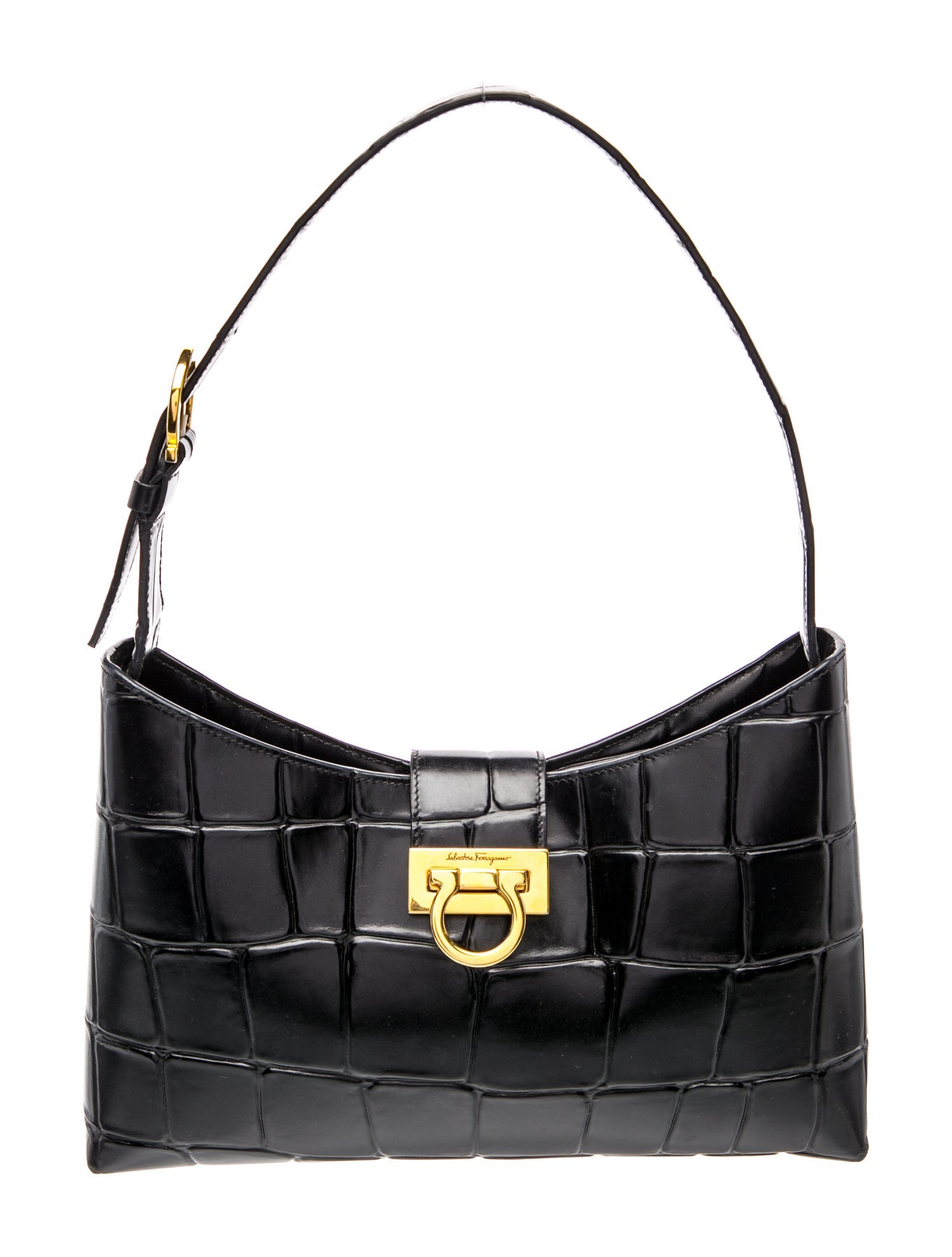 Ferragamo Leather Shoulder Bag