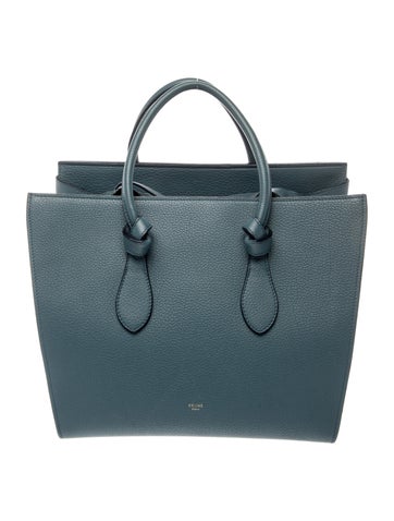 Leather Tie Tote Small
