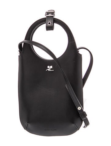 Courreges Leather Crossbody Bag