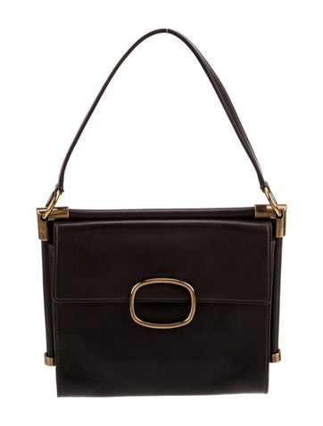 Roger Vivier Leather Top Handle Bag